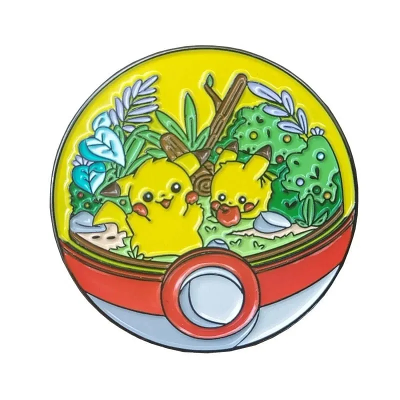 Pokemon Enamel Pin Gengar And Pikachu Lapel Pins for Backpacks Bread Badges Medal Brooch for Clothes Jewelry Gifts for Friends — image 18