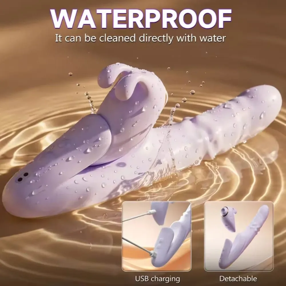 Støbende Vibrator Aftagelig Sucker Orgasme Klitoris Stimulator APP-kontrol 9 sugende & 9 teleskopiske tilstande Sexlegetøj til kvinder