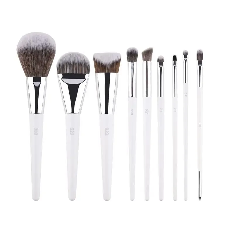 1pc Pennelli per trucco in polvere bianc