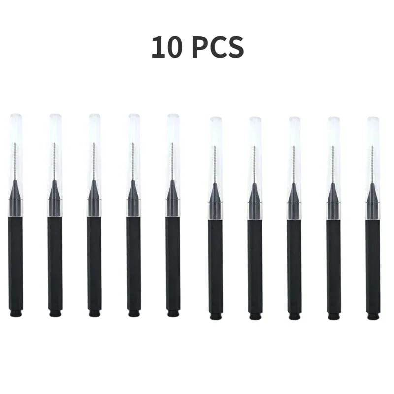 5/10/50PCS Mini Eyebrow Brush Brow Perm Brush Disposable Brow Lifting Brushes Bendable Micro Eyelash Brush Applicators Tools