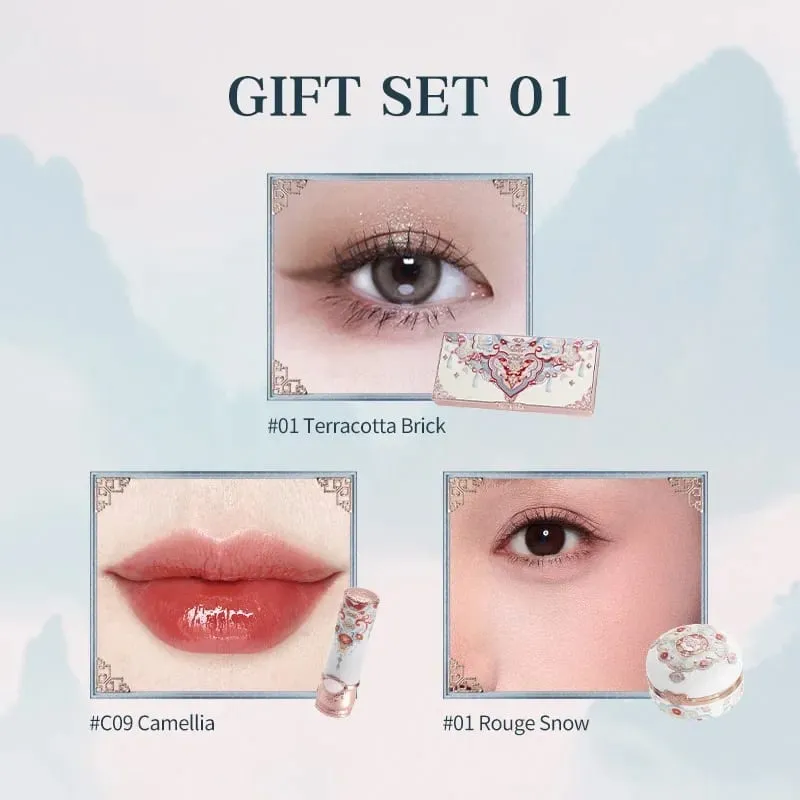 Makeup Set Flower Knows Butterfly Cloud Collar Collection Makeup Gift Set Includes Eyeshadow Blush Lipstick Vegan&Cruelty-Free — image 3