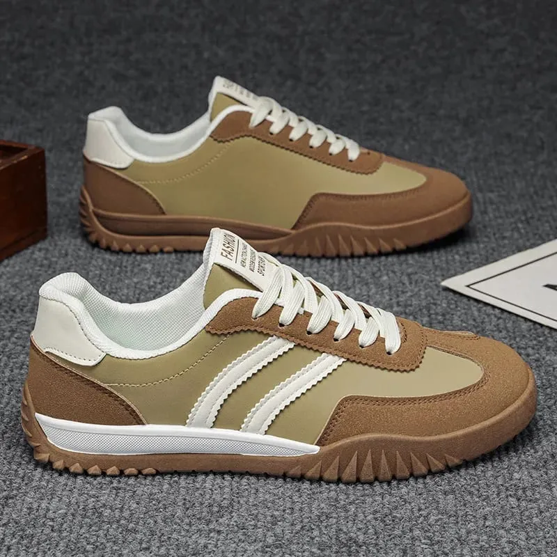 Spring New Men's Flat Shoes Outdoor Comfortable Breathable Skateboard Shoes Fashion Designer Men's Non-Slip Sneakers Zapatillas