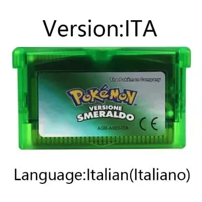 GBA Video Game Cartridge Console Card Pokemon Emerald Ruby FireRed LeafGreen Sapphire Multi-language for GBA/NDS — image 36