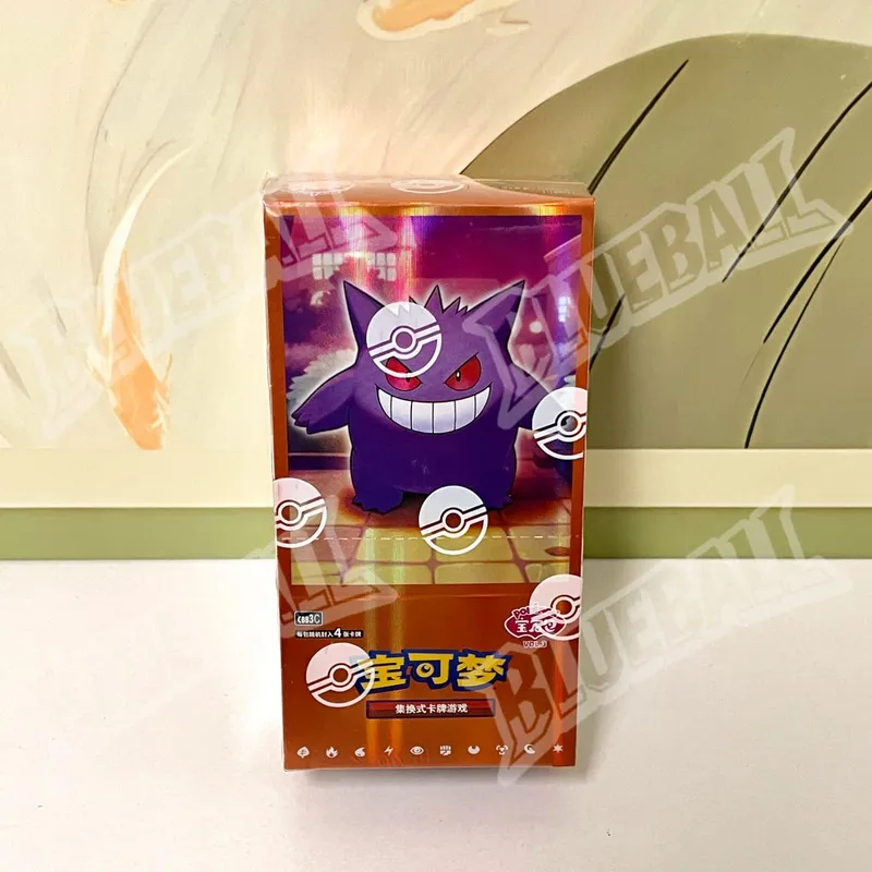 Original pokemon Scarlet Violet Gem Pack Vol6 Thin Box TCG Collectible Battle Trading Cards Simplified Chinese Version Toys Gift