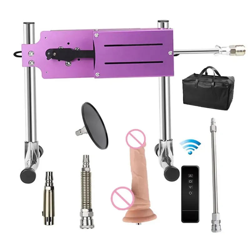 Machine sexuelle améliorée avec télécommande, Super silencieuse, Ultra réglable, Vac U Lock, 30db, 70W, Machine d'amour avec Big D gratuit