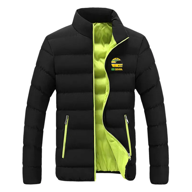 Ayrton Senna 2024 hommes nouveau automne et hiver impression chaud de haute qualité loisirs confort quatre couleurs coton veste haut à capuche