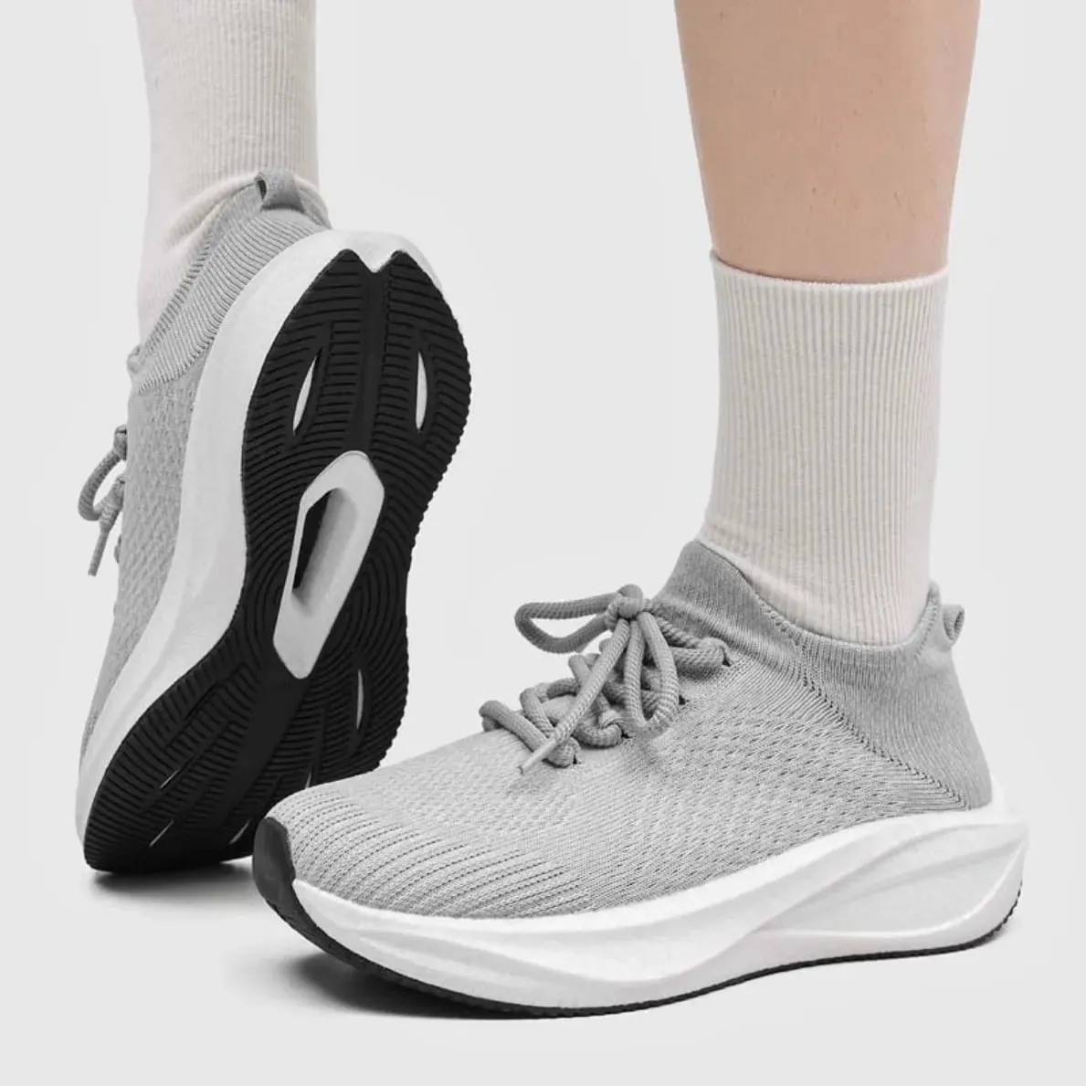 Men Women Summer Mesh Walking Shoes Breathable Lightweight Sock Sneakers Casual Sports Shoes Large Size Couple Style