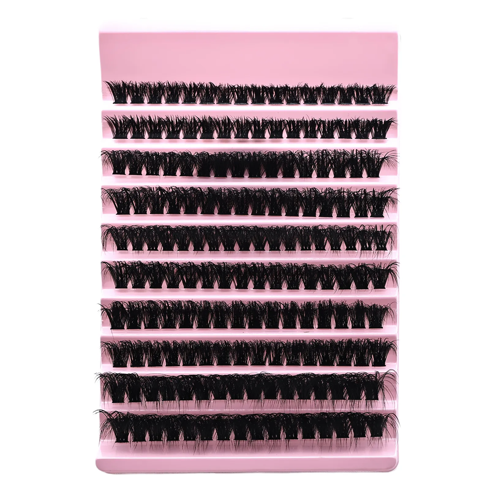 DIY Cluster Lash Extensions D Curl Fluffy Individual Lashes Segmented Reusable False Eyelash Clusters Beginners Home Eye Makeup