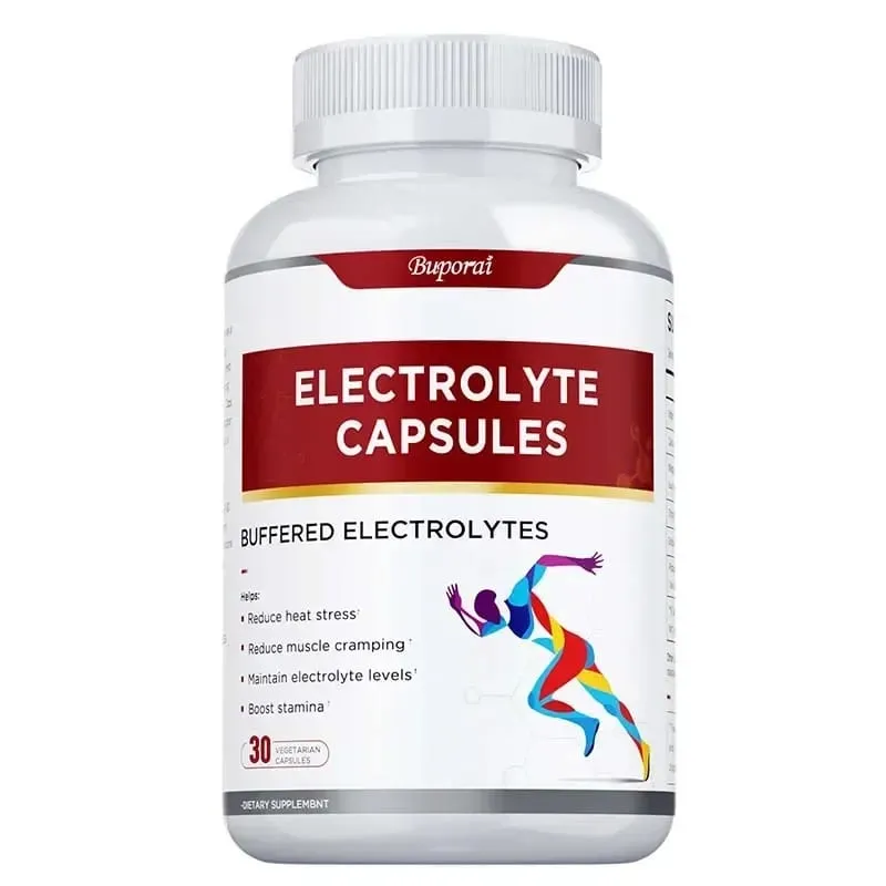 Electrolyte Capsules - Contains Vitamin D Promotes Electrolyte Balance Improves Cognitive Function Relieves Fatigue Non-GMO