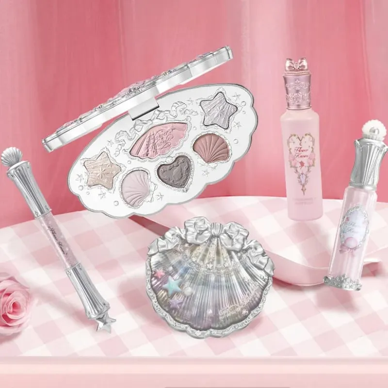 Flowerknows All-in-One make-up Dárková sada Oční stíny, korektor na tvářenku a glazura na rty Flower Know Kit Full Maquillage Professionnelle