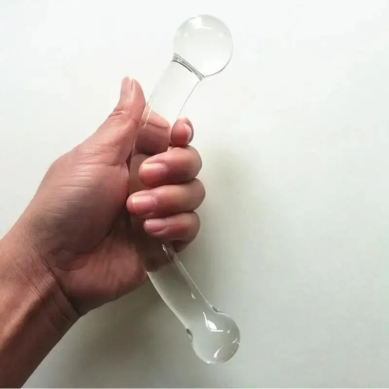 Dildos Anal Plug Transparent Glas Sex Spielzeug Masturbator Anus Dilator Stimulation Massage Vergnügen für Männer Frauen Erwachsene Sex Spielzeug