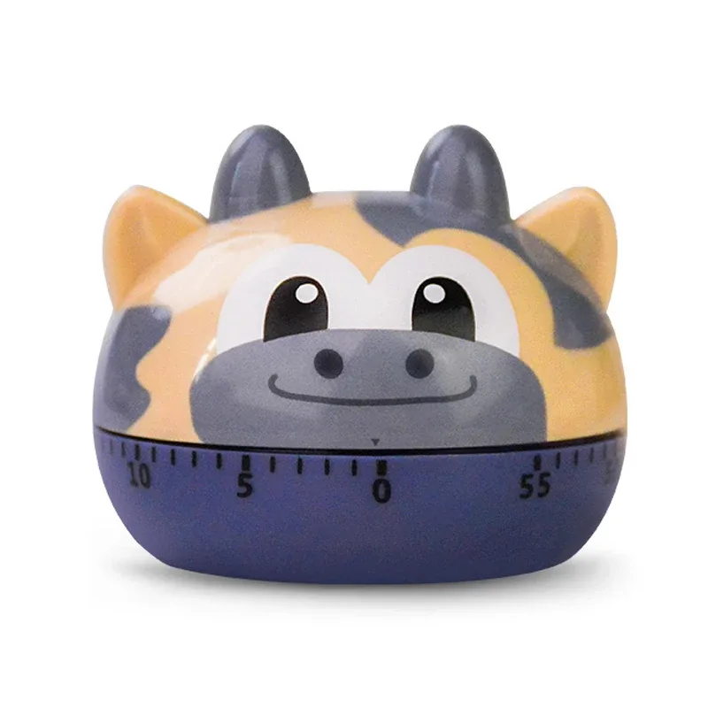 Mechanical Kitchen Timer with Cartoon Animal Pattern Cooking Alarm SCountdown Timer
