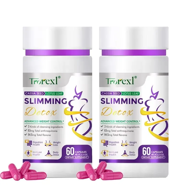 [60 Kapseln] Kassiasamen- und Lotus-Abnehmpillen – natürlicher Fatburner für Frauen | Klinisch getestete, sichere Formel zum Abnehmen