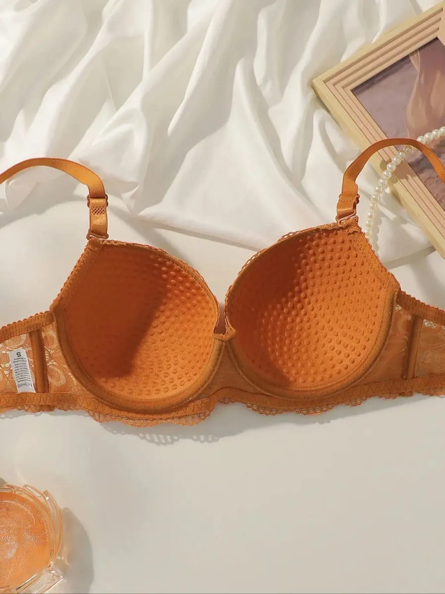 Viomisha Women Lace Underwire Bra and Panty Set Push Up Lingerie See Through Bra Set Sexy Comfortable Bras for Women Daily Gifts — image 4