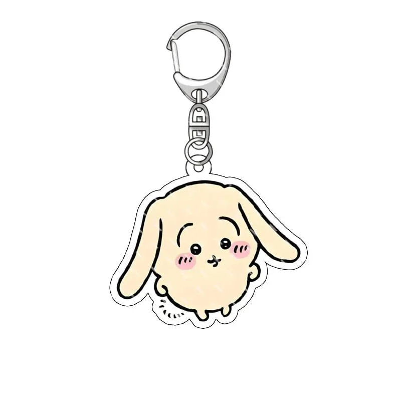 yiji Pendant Anime Comic Acrylic Peripheral Keychain Hachiware Usagi Cute Pendant Bag Hanging Decoration Decoration