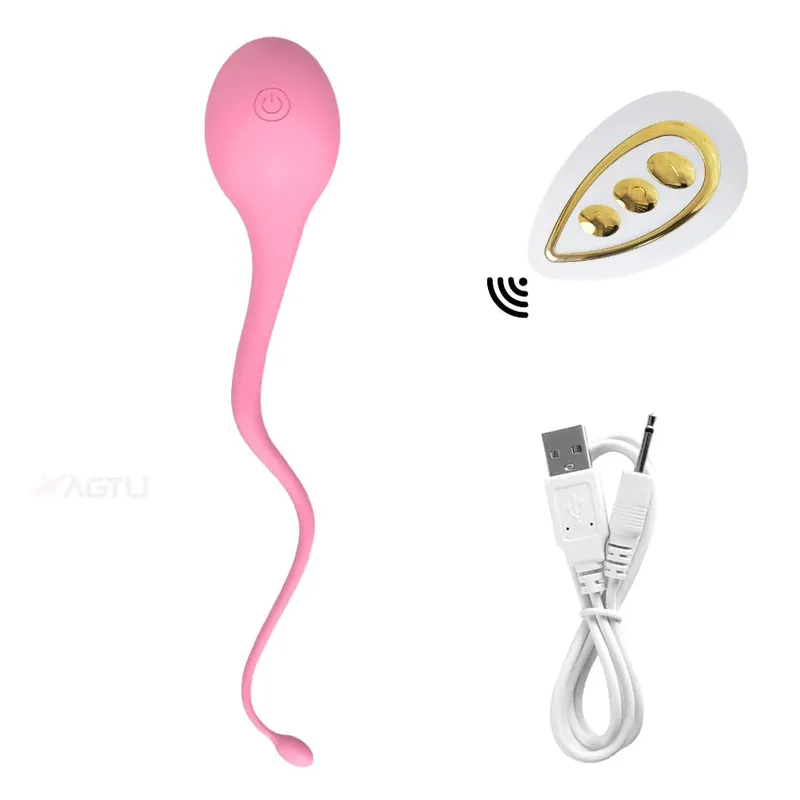 Dálkové ovládání vaginální vibrátor pro ženy Stimulátor klitorisu bradavek Vibrační masážní přístroj s vajíčkem G-Spot Sexy hračky pro dospělé