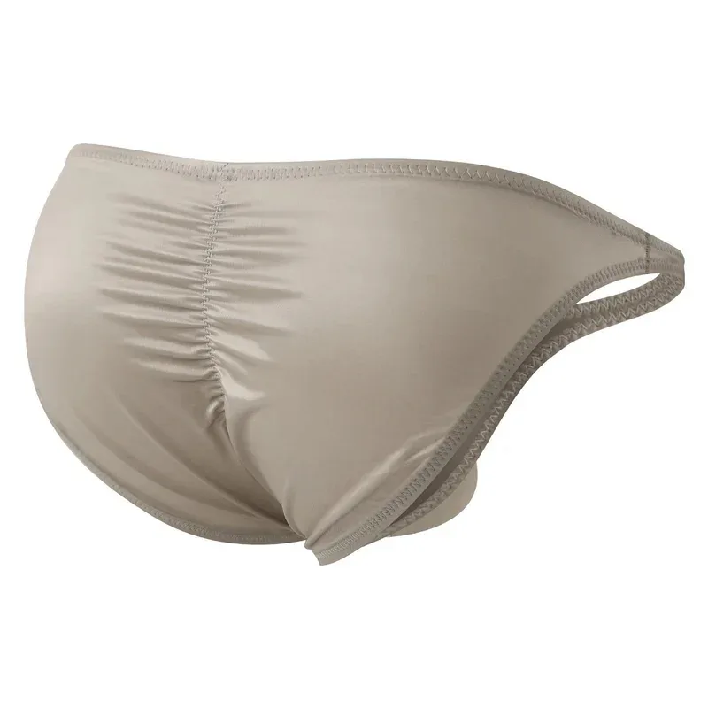 Cuecas de ginástica masculinas de cintura baixa, roupa íntima de cetim suave para treinamento esportivo, musculação, ultrafina, secagem rápida, treino de fitness, levantamento de bunda