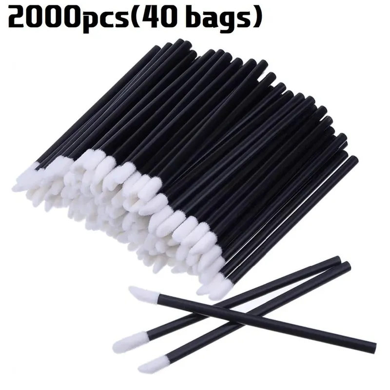 Bulk 50/500/2000Pcs Lip Brush Professional Applicators Wholesale Lipstick Wands Women Lip Gloss Brushes Make up Tool Accessories