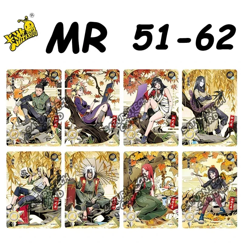 Naruto Card Set Full Series SE BP NR CR PR GP CP SP MR PR SLR OR AR UR ZR Cards Sasuke Anime Collection Card Toy Gift