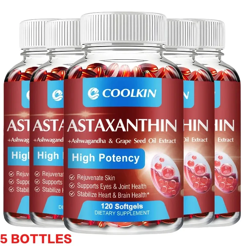 Astaxanthin - Fremmer kardiovaskulær sundhed Fremskynder stofskiftet Understøtter øjenled og hudsundhed