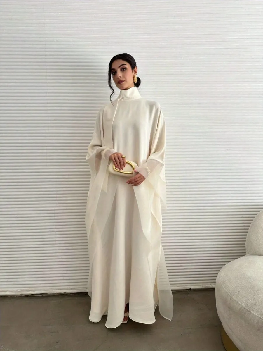 Μέσης Ανατολής Abaya Γυναικεία Κομψά Abayas Ολόσωμο Φαρδύ Φόρεμα Διαγωνισμού Καφτάν JilbabsΙσλαμικά Παραδοσιακά Ενδύματα