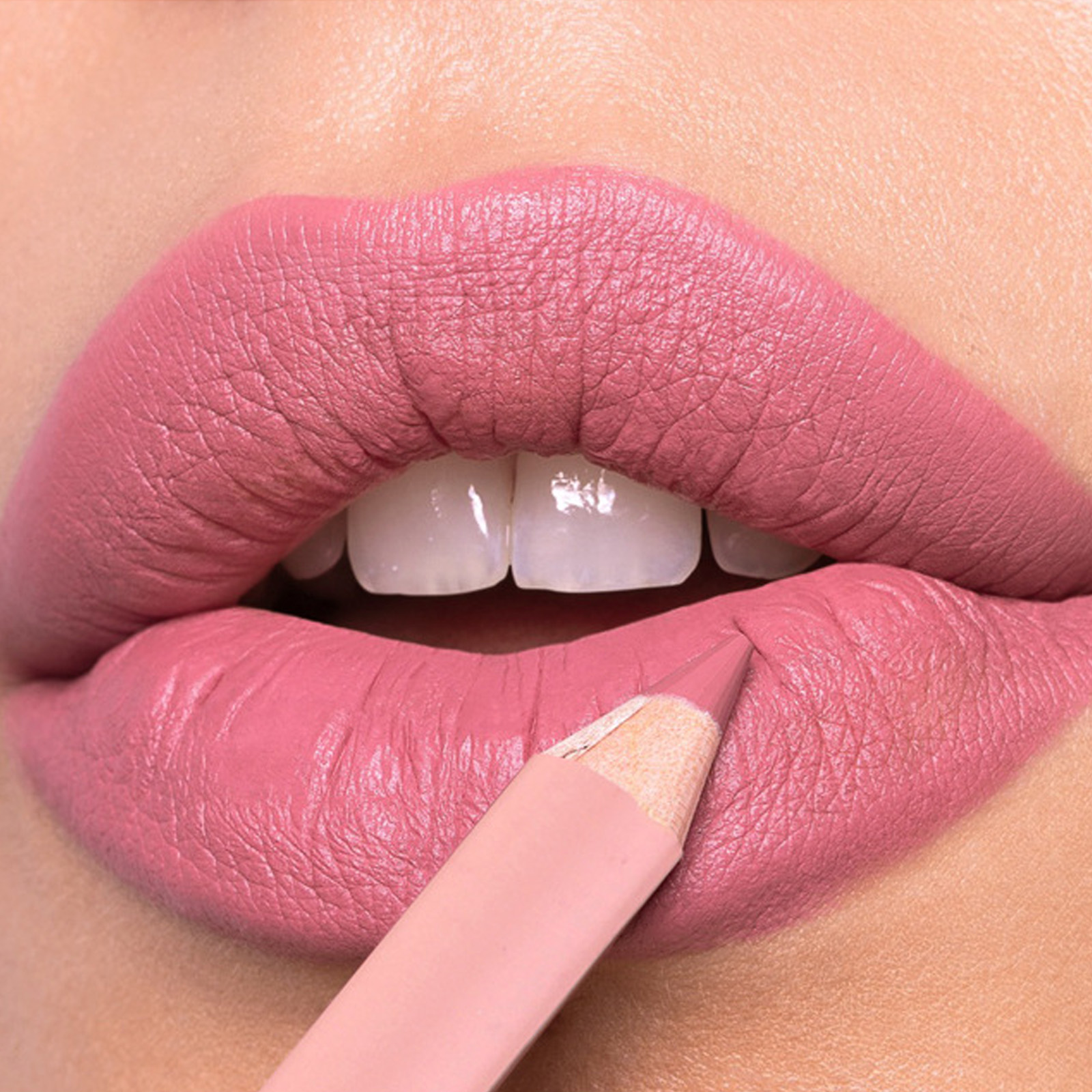 Pensil Lipliner Matte 12 Warna Lipstik Noda Menepuk Tahan Air Lip Liner Merah Muda Nude Alami Garis Besar Riasan Kontur Bibir