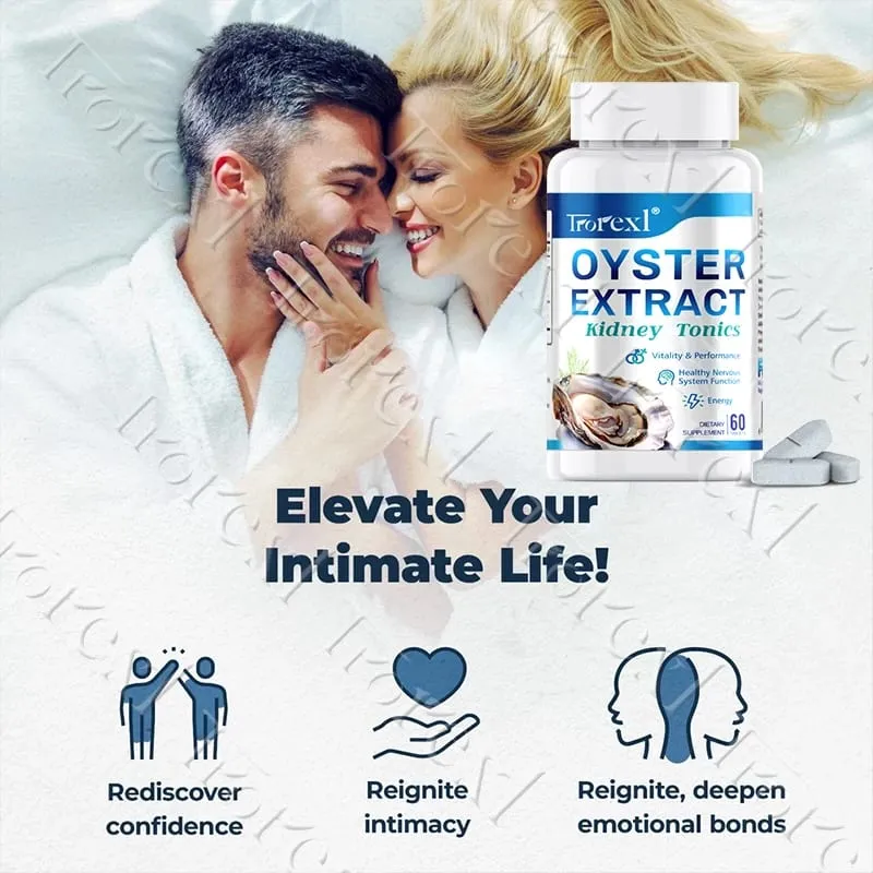 Oyster Extract Tablets Supports Energy Vigorizante and Wellness Male Health Enhancing Supplement