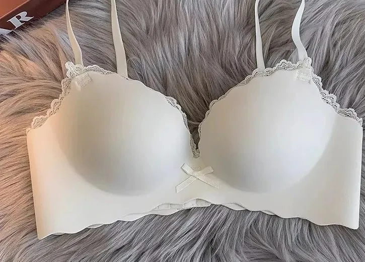 Hot Selling Ladies Push Up Bra Set Seamless Wireless Support Anti-Sagging Comfort Lingerie Set S-XL Young Women Daily Soft Wear