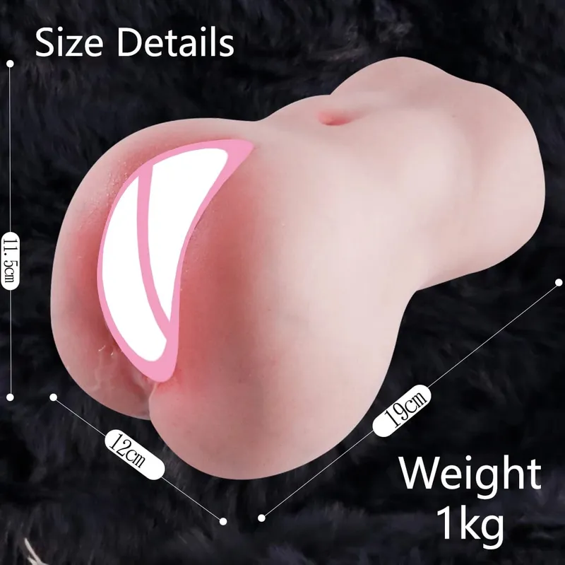 Bolso buceta realista mulher vagina anal 2 buracos adulto 18 + adulto masturbação brinquedos sexuais de alta qualidade masculino produtos sexuais portáteis