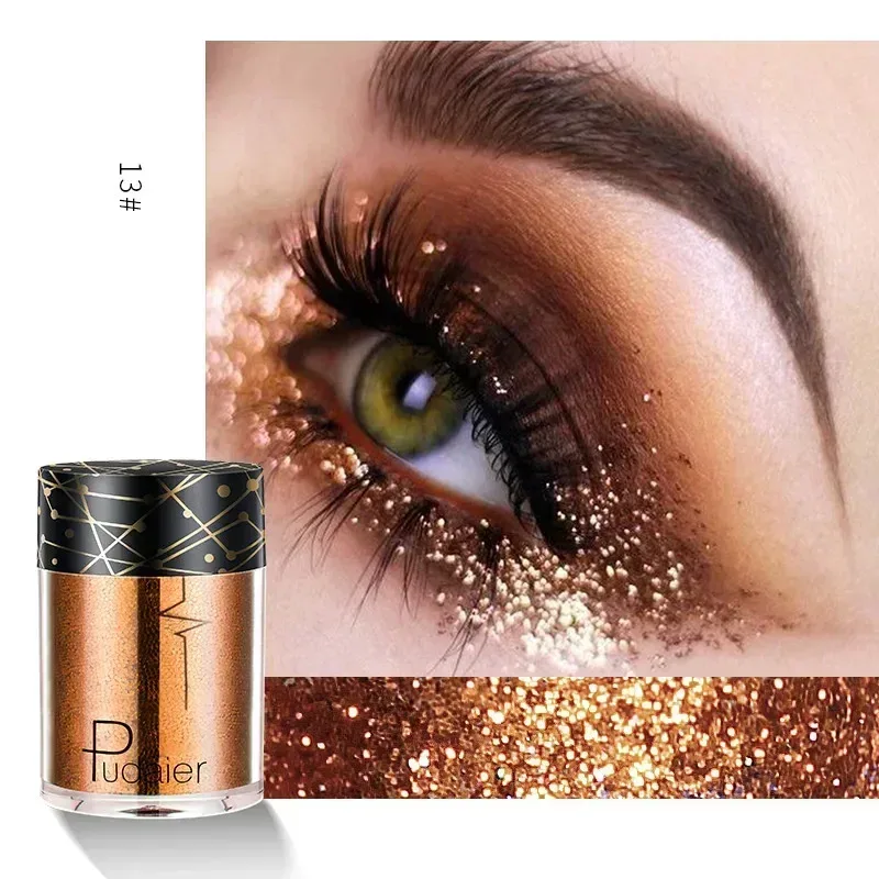 New Glitter Eye Shadow Professional Makeup Monochrome Shining Eyeshadow Sequins Universal Party Cosmetic