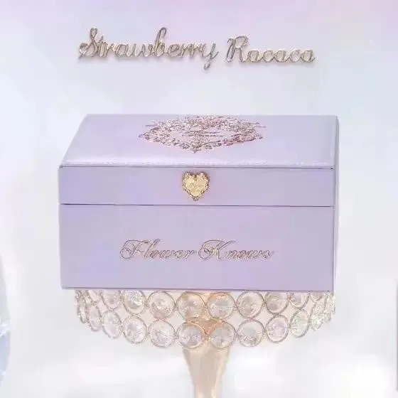 Flowers Know 7th Anniversary Makeup Storage Box Cosmetics Iron Box