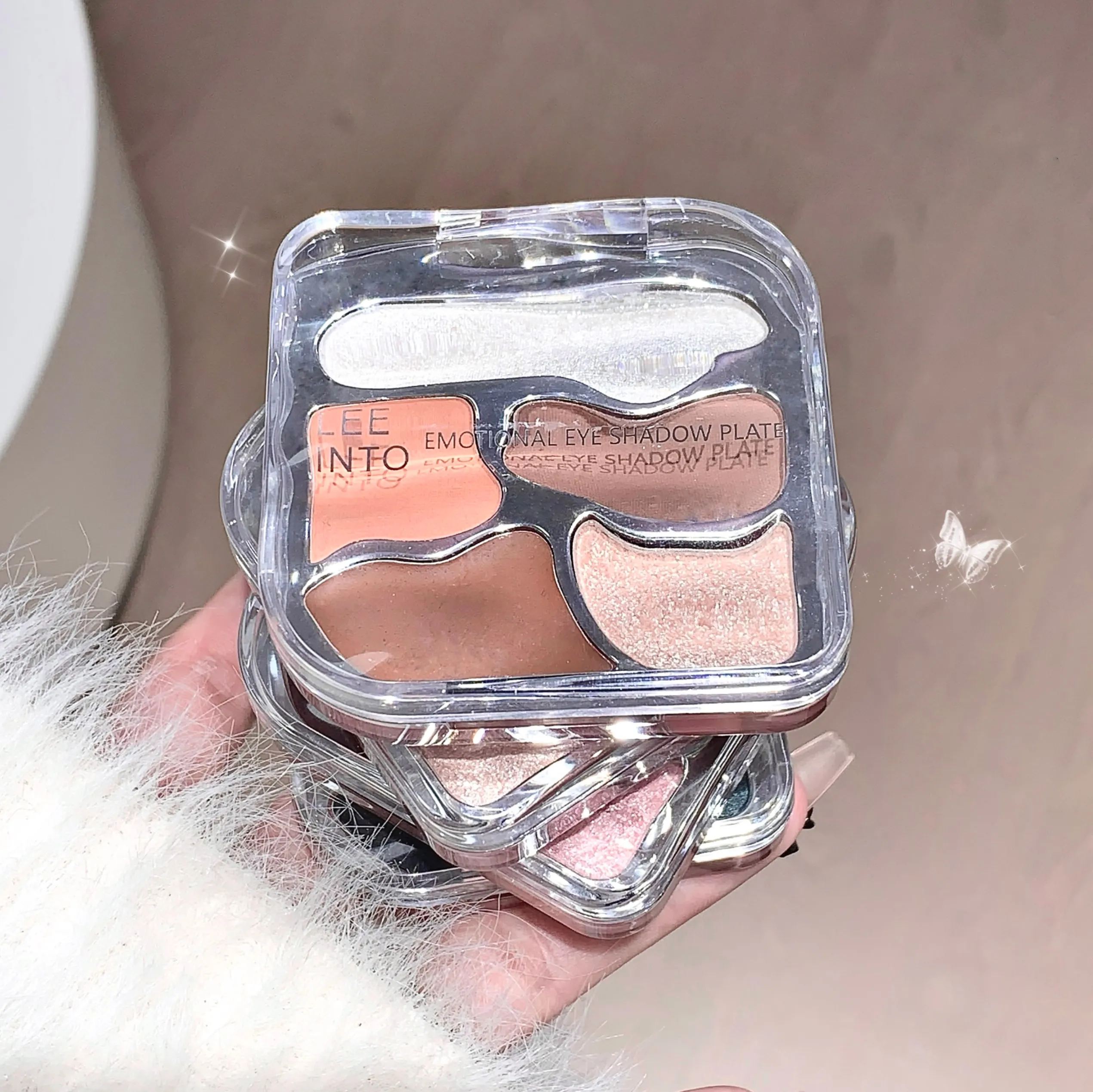Five-color Comprehensive Eye shadow Palette Matte Highlight Contouring and Color-developing All-in-one Palette