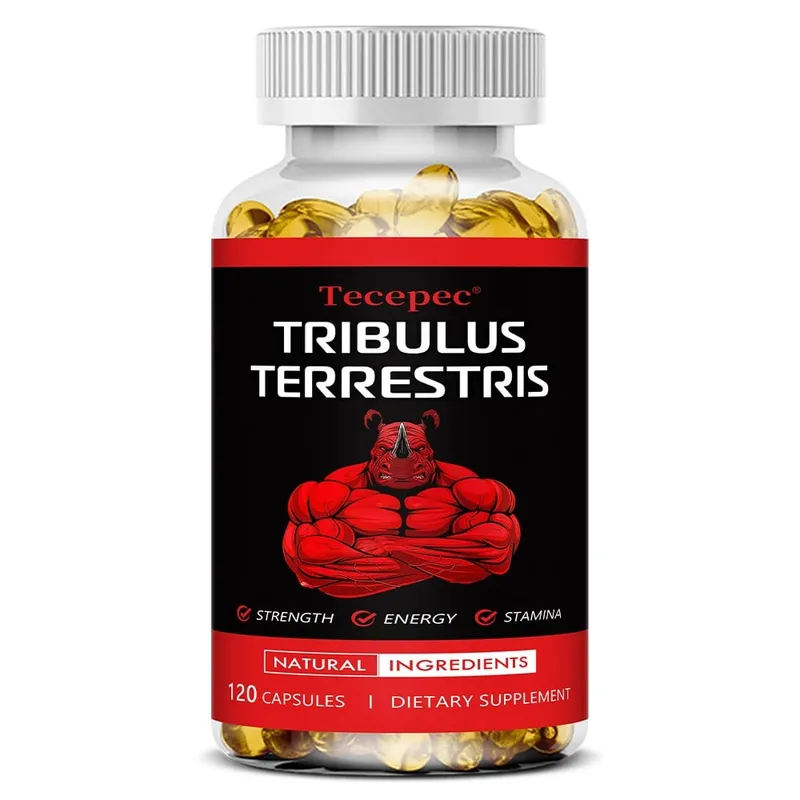Tribulus Terrestris Extract Capsules - with Maca Ashwagandha - Energy Endurance & Natural Energy Non-GMO
