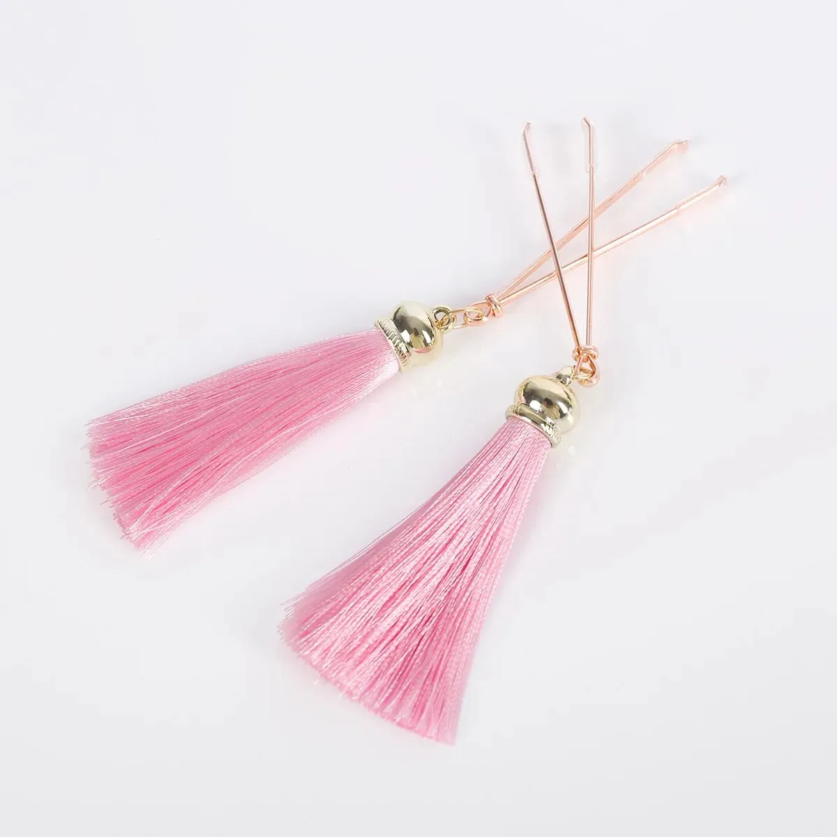 4 Colors Metal Nipple Clips With Tassels Set Rosegold Female Breast Nipple Clamps Bondage Restraints Sex Toys Slave For Women