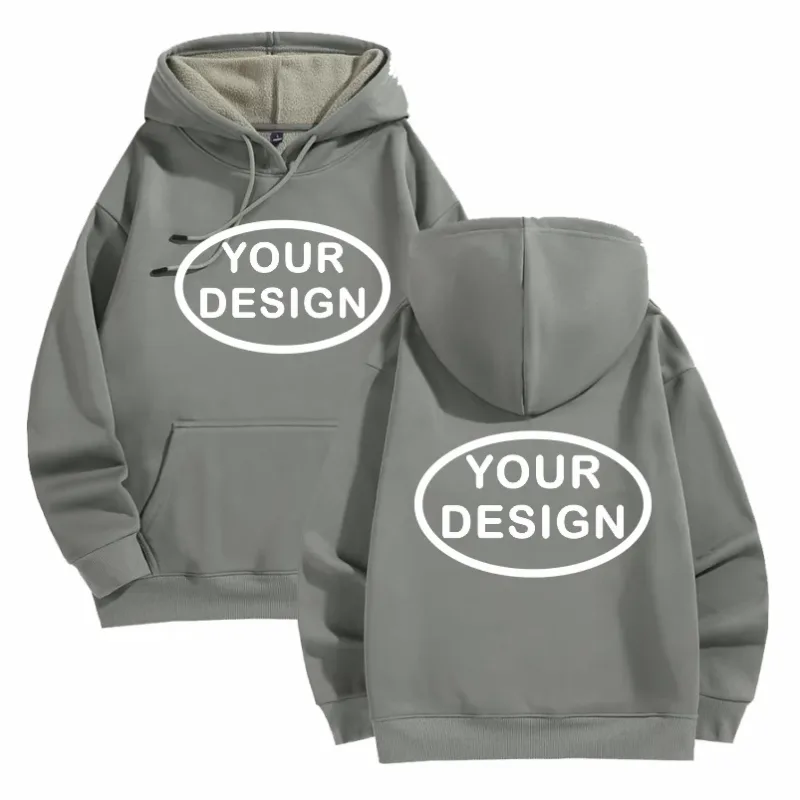Felpe con cappuccio da uomo e da donna stampate personalizzate Pullover a maniche lunghe moda casual allentate LOGO ricamato Camicie sportive da strada