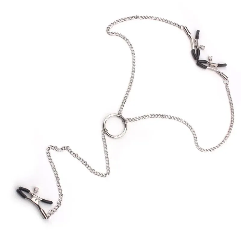 Adult Games Sexy Toys For Women Couples BDSM Bondage Fetish Collar Chain Collars Nipple Clamps Vagina Clitoris Sex Products 18+