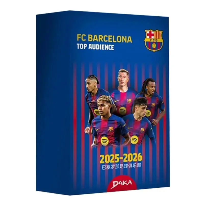 Genuine Daka 2025-26 Real Madrid Barcelona Top Audience Series 2 Collection Card Messi Mbappe Yamal Football Star Player Card — image 5