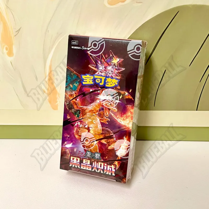 Original pokemon Scarlet Violet Gem Pack Vol6 Thin Box TCG Collectible Battle Trading Cards Simplified Chinese Version Toys Gift