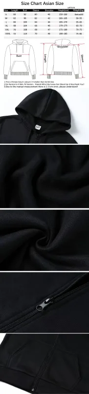 Japanese Anime Death Note L·Lawliet Zipper Hoodies Men's Women Clothing Fashion Hip Hop Zip Up Hooded Sweatshirts Jackets Coats