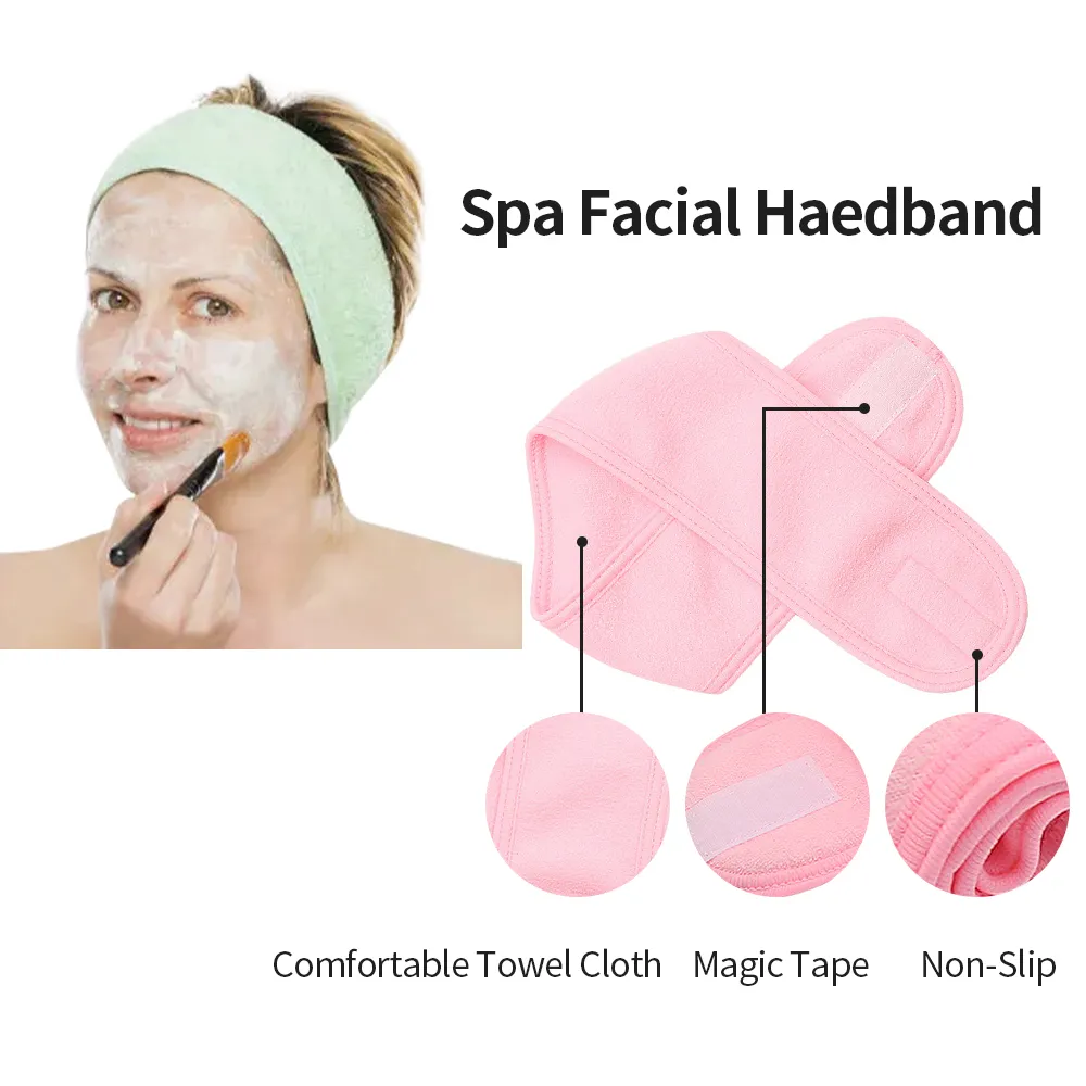 Eyelash Extension Headband Makeup Eyelash Extension Supplies Lashes Accessories Face Washing Bath SPA Facial Adjustable Headband — image 3