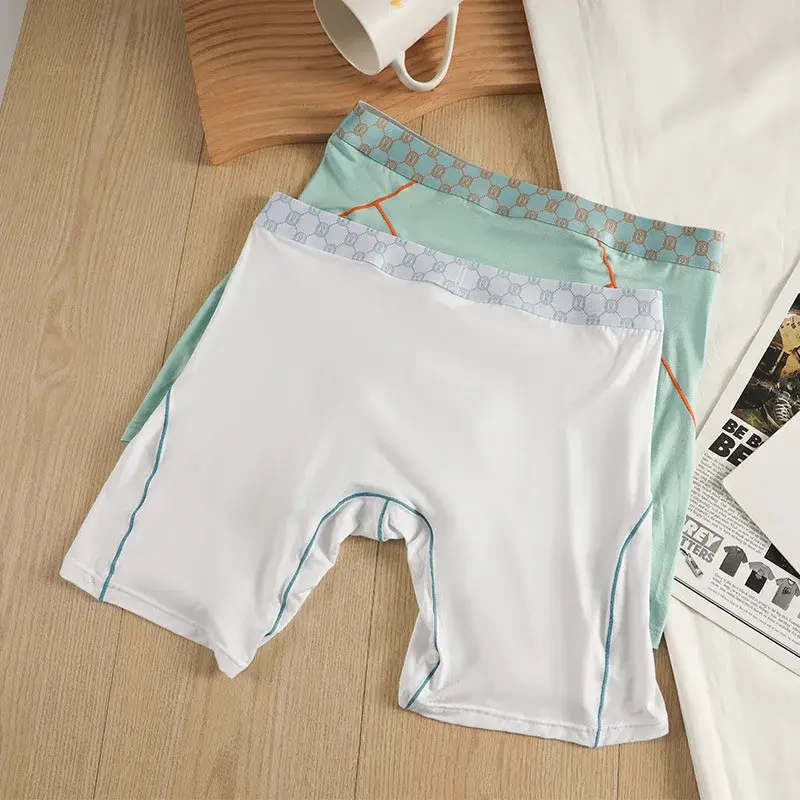 Nam Võ Sĩ Sợi Tre Quần Lót Người Quần Lót Homme Ropa Thoáng Khí U Lồi Túi Dài Quần Lót Plus Kích Thước Quần Lót Boxer M-XXL