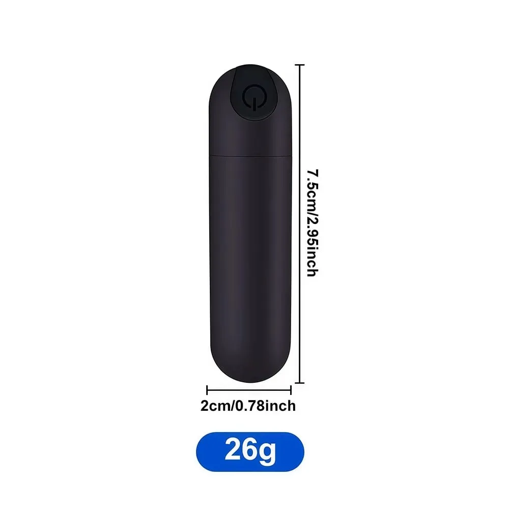 USB Charge 10-Speed Mini Bullet Vibrator Rechargeable Wireless Vibrating Anal Plug Clitoral Stimulator Adult Sex Toys for Women
