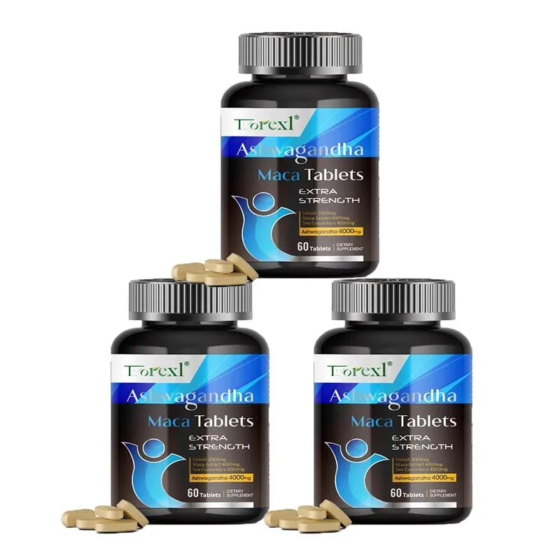 Ashwagandha Capsule Supports Reproductive Health Natural Energizer Male Enhancing Supplement