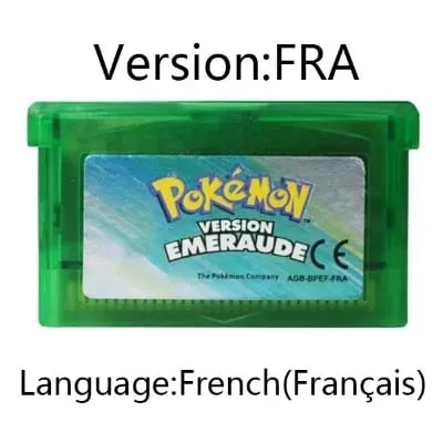 GBA Video Game Cartridge Console Card Pokemon Emerald Ruby FireRed LeafGreen Sapphire Multi-language for GBA/NDS — image 21
