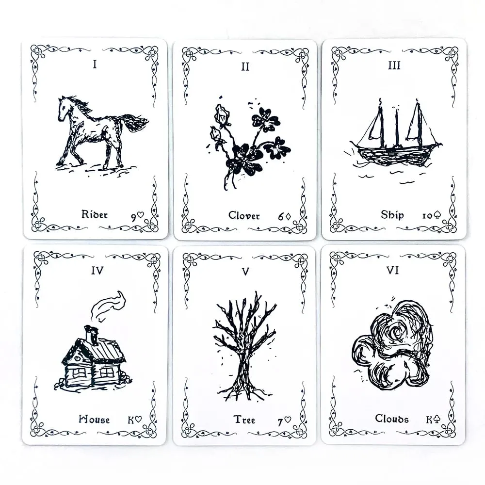 New Cards Game 36 Card Vibrant Illustrations Easy-to-Read Guide Great For Beginners Divination Meditation & Party Games