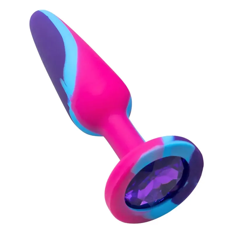 Silikonowy korek analny dla kobiety 3 rozmiary Butt Plug kryształowa podstawa zabawki erotyczne zabawki analne Sex korek zabawki dla dorosłych Anal Trainer dla par
