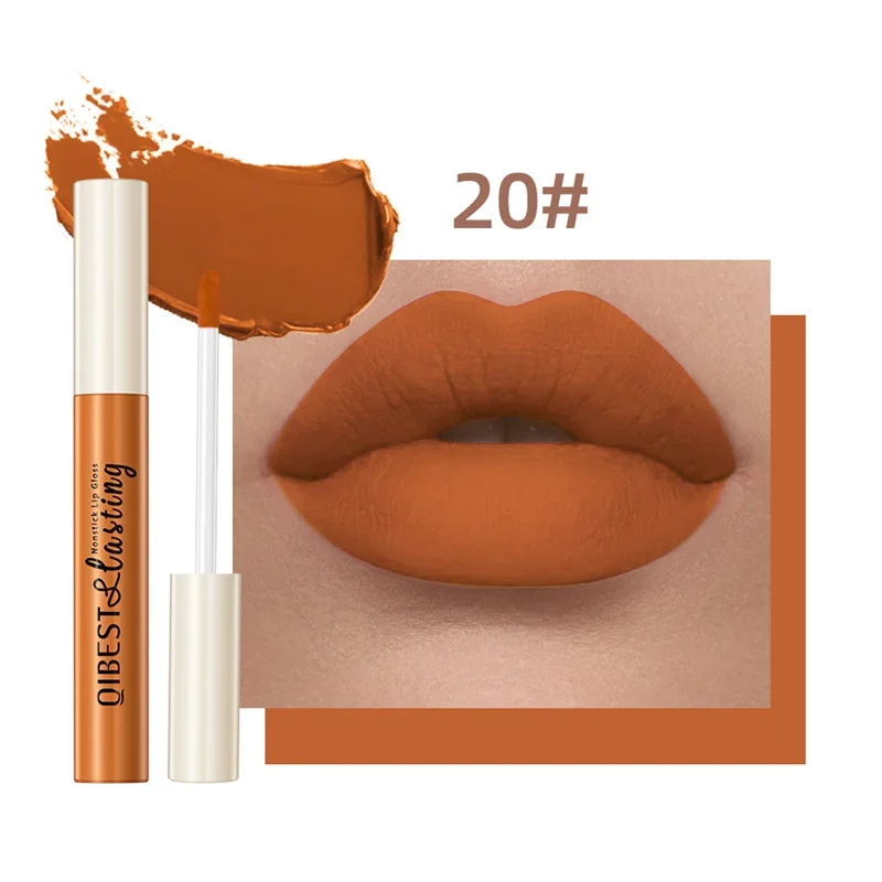 24 Colors Matte Liquid Lipstick Waterproof Long Lasting Velvet Red Lip Gloss Tint Makeup Cosmetic Lipsticks Lipglosses