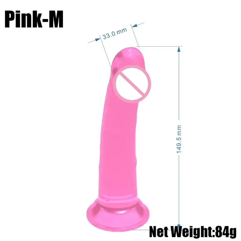 Güçlü Vantuz Tabanı ile Gerçekçi Mor Anal Yapay Penis Butt Plug Jöle Seks Oyuncak Eller Serbest Anal için Çoklu Boyutlarda Oynamak için — image 13