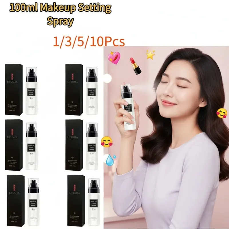 Summer 100ml Makeup Setting Spray Makeup Fixer Spray Long Lasting Oil Control Hydrating Makeup Fixing Setting Spray Cosmetic