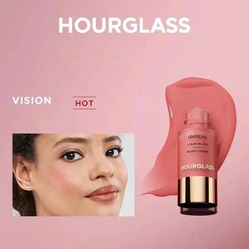 Hourglass Phantom Glossy Solid Lip Gloss Lipstick Anti-smudge Long-lasting Moisturization No Fading Natural Fresh Glow Makeup